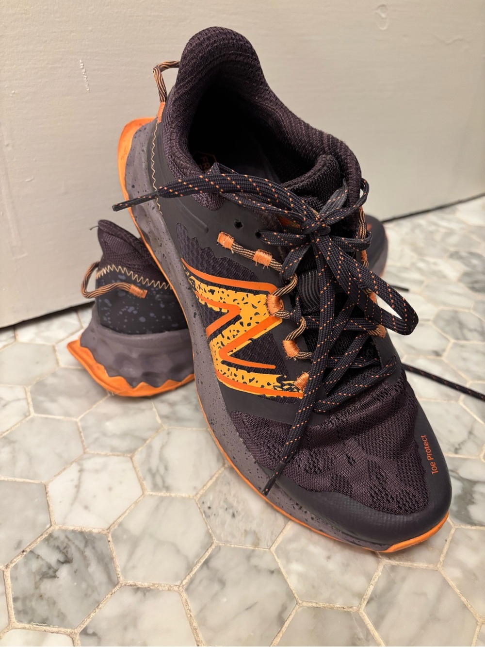 New Balance plum purple and Orange Trail Sneakers women’s 9 Fresh Foam